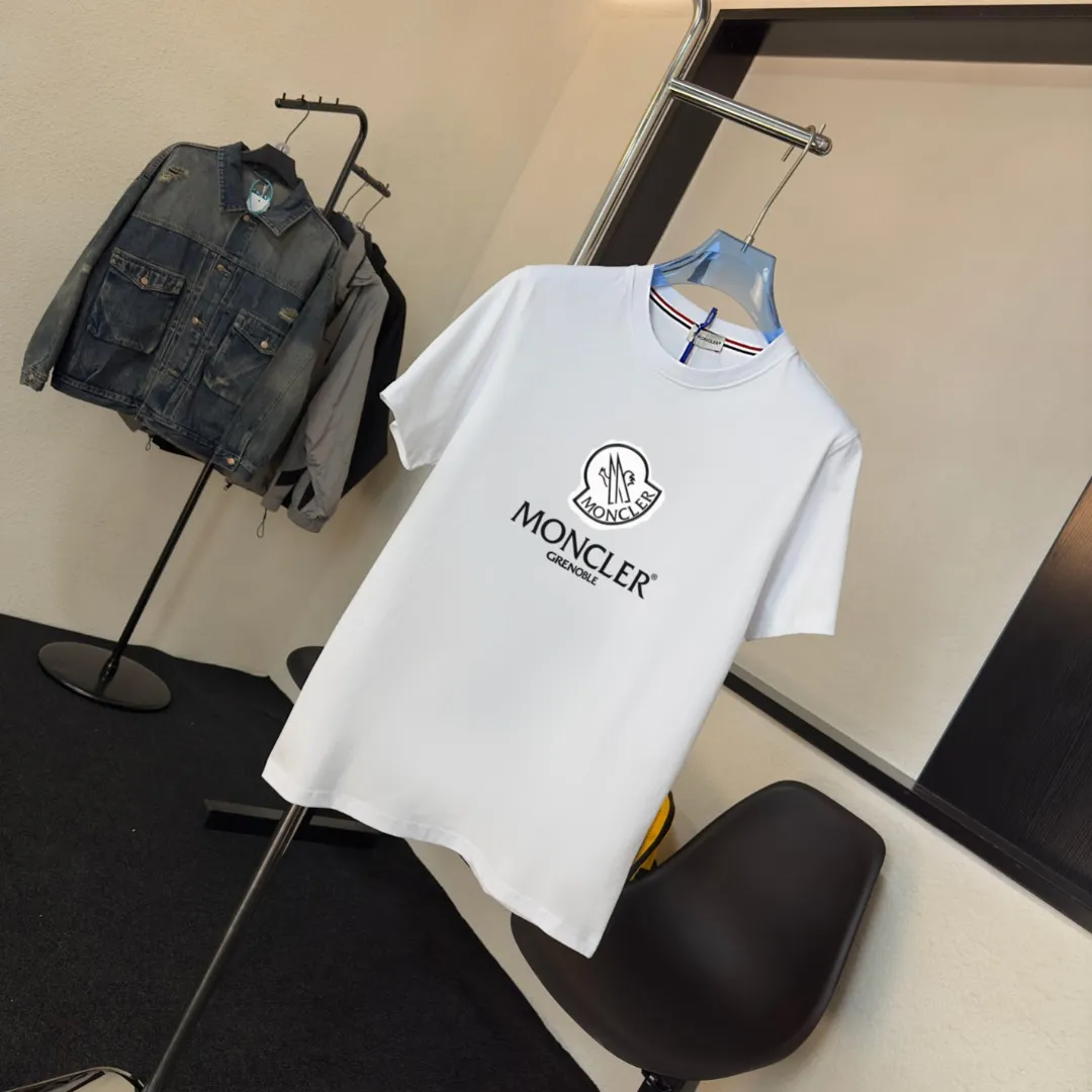 《 ~NFC ~ 》《Moncler~ 》2025New Arrival Quality T , Versatile Quality ！ ‼ 32 250G ‼ ， ， ， ， T 🤪 Sizes：S-M-L-XL-2XL ：Black，White， Same Style